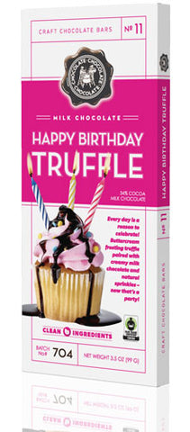 Milk Chocolate Happy Birthday Truffle