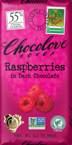 Chocolove Raspberries Dark Chocolate